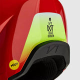 Casco Moto V1 Ballast Rojo Fox