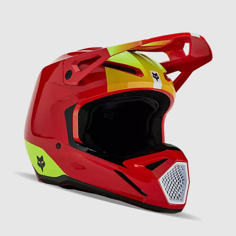 Casco Moto V1 Ballast Rojo Fox