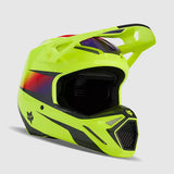 Casco Moto V1 Flora Amarillo Fox