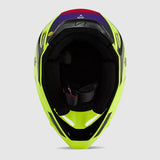 Casco Moto V1 Flora Amarillo Fox