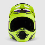 Casco Moto V1 Flora Amarillo Fox