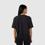 Polera Lifestyle Mujer Cienega Crop Negro Fox