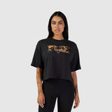 Polera Lifestyle Mujer Cienega Crop Negro Fox