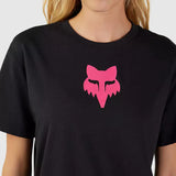 Polera Lifestyle Mujer Fox Head Negro/Rosado Fox