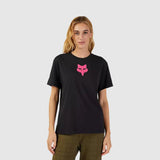 Polera Lifestyle Mujer Fox Head Negro/Rosado Fox