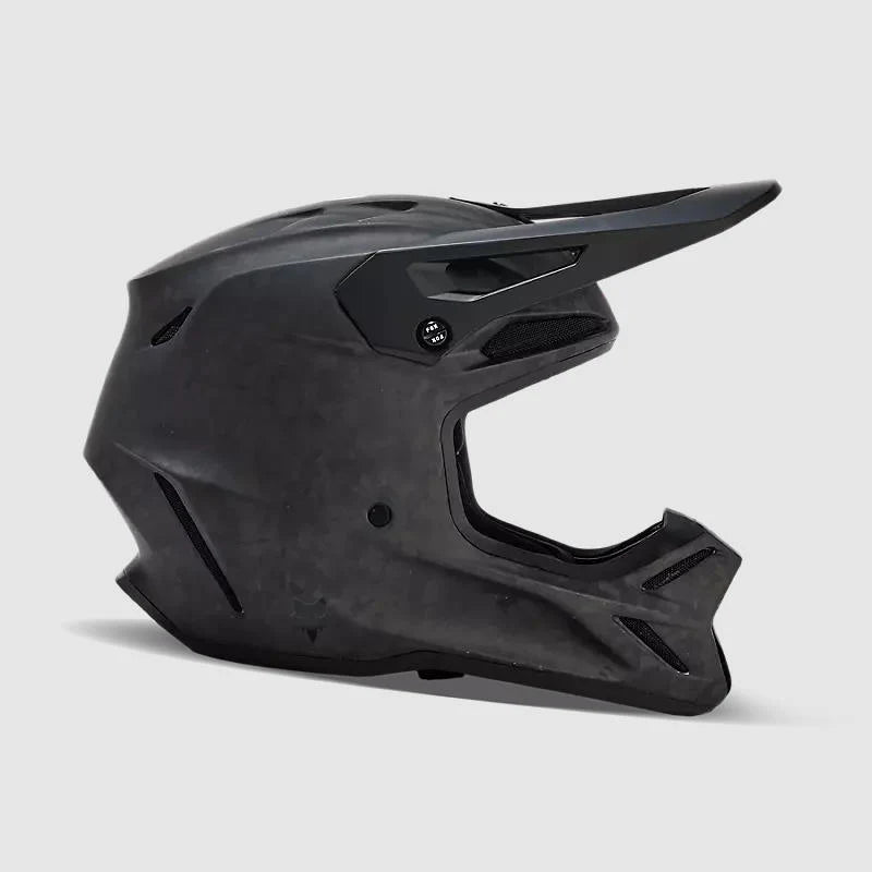 Casco Moto V3 RS Carbon Solid Negro Matte Fox