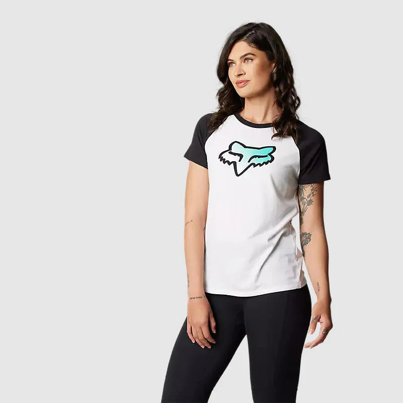 Polera Lifestyle Mujer Fgmnt Raglan Blanco Fox