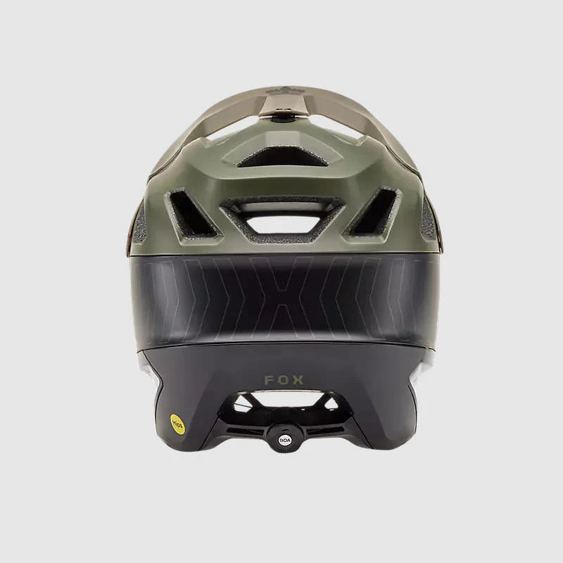 Casco Bicicleta New Dropframe Pro Verde Oliva Fox