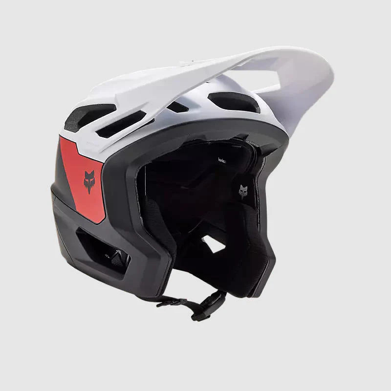 Casco Bicicleta New Dropframe Pro Negro/Blanco Fox