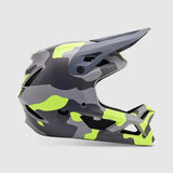 Casco Bicicleta New Rampage Gris/Amarillo Camo Fox