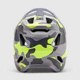 Casco Bicicleta New Rampage Gris/Amarillo Camo Fox