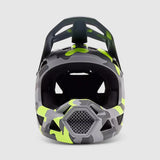 Casco Bicicleta New Rampage Gris/Amarillo Camo Fox