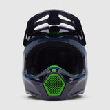 Casco Moto V1 Taunt Azul Marino/Verde Fox