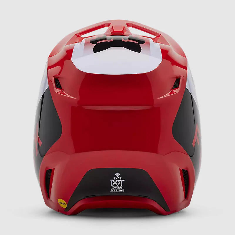 Casco Moto V1 Lean Rojo Fox