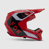 Casco Moto V1 Lean Rojo Fox