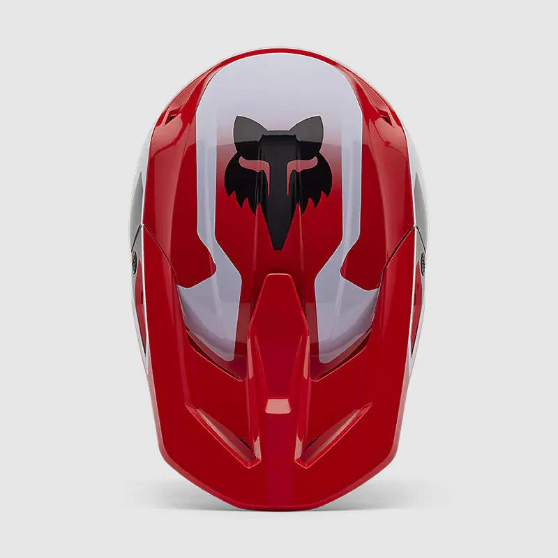 Casco Moto V1 Lean Rojo Fox