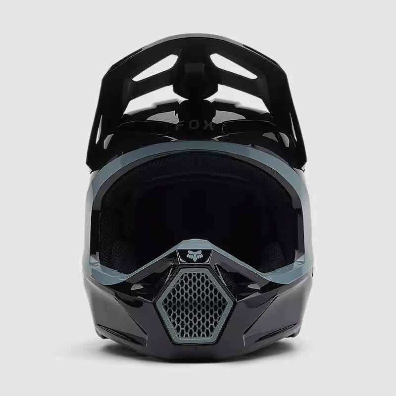 Casco Moto V1 Taunt Negro/Gris Fox