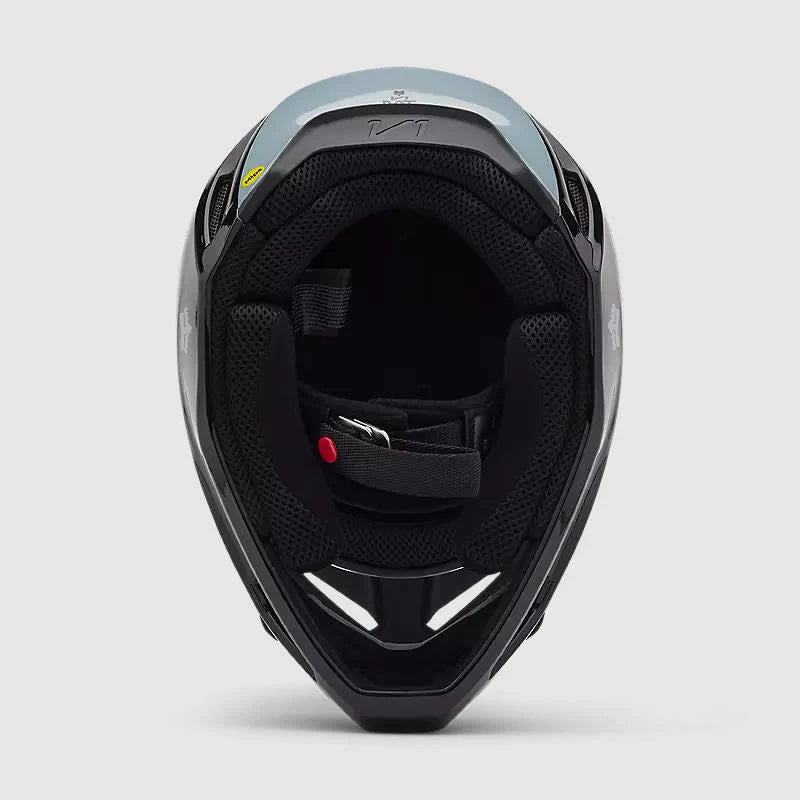 Casco Moto V1 Taunt Negro/Gris Fox