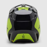 Casco Moto V1 Lean Gris/Amarillo Fox