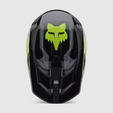 Casco Moto V1 Lean Gris/Amarillo Fox