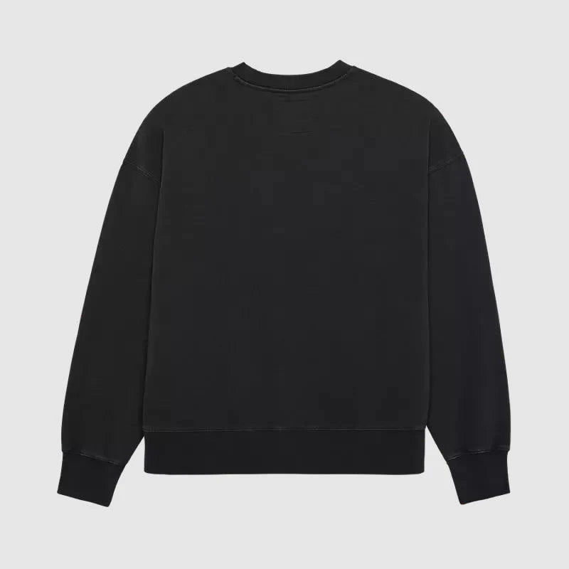 Poleron Lifestyle Wordmark Oversized Negro Fox