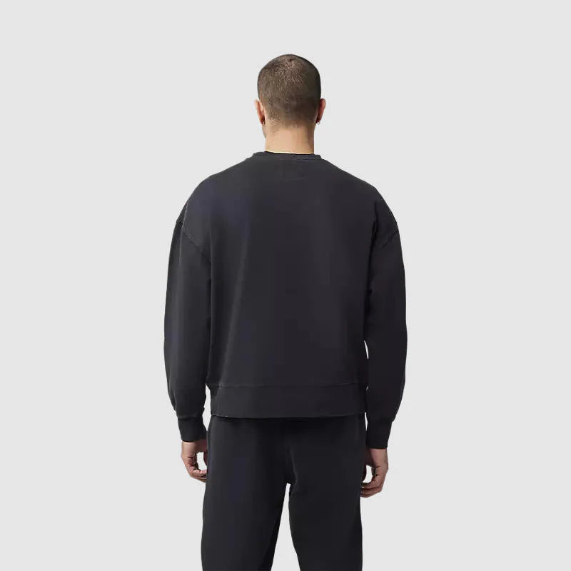 Poleron Lifestyle Wordmark Oversized Negro Fox