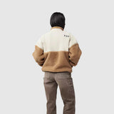 Poleron Lifestyle Mujer Survivalist Sherpa Full Cafe Fox