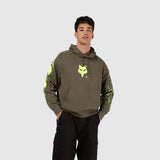 Poleron Lifestyle con Capucha Oversize Elevated Future Verde Fox