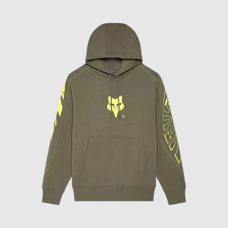 Poleron Lifestyle con Capucha Oversize Elevated Future Verde Fox