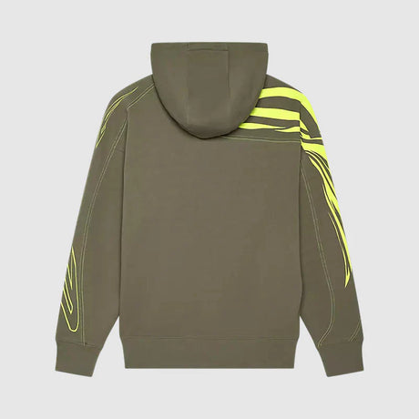 Poleron Lifestyle con Capucha Oversize Elevated Future Verde Fox